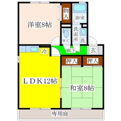 蒲池駅 徒歩47分 1階の物件間取画像